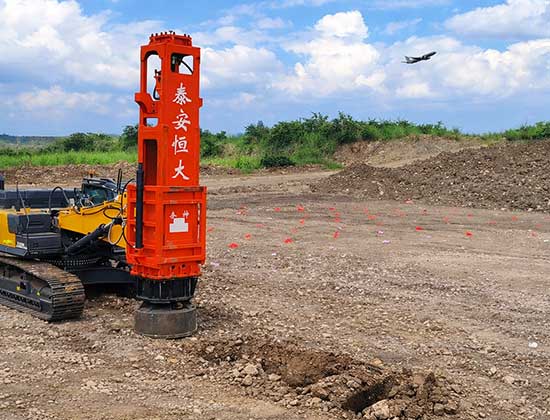 Airport Foundation Treatment using Rapid Impact Compaction Technology