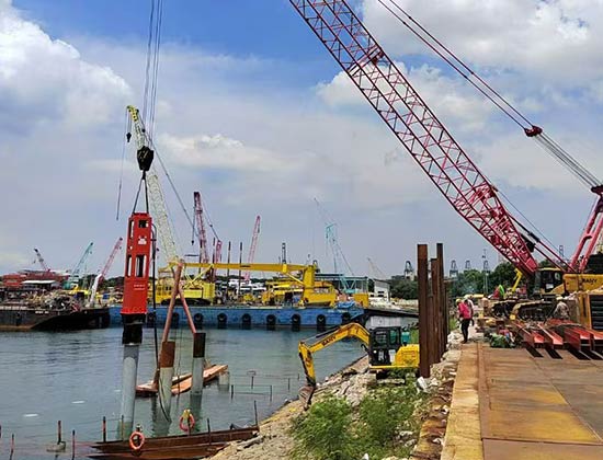 Port and Logistics Yard Ground Compaction using RIC Technology