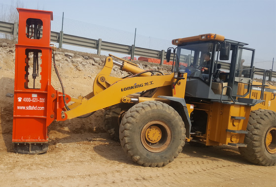 HC36 rapid impact compaction in the construction of Beijing-Hong Kong-Macao Sanli Expressway