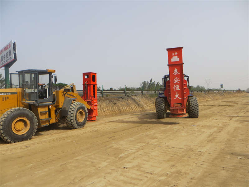 36kj Rapid Impact Compaction construction site