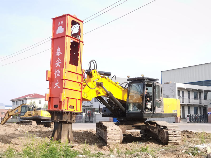 China's first rapid impact compactor is under construction